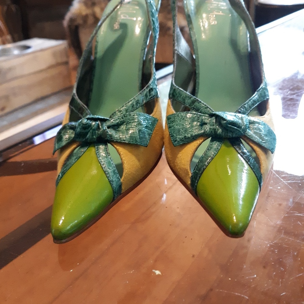 Fabulous leather slings.